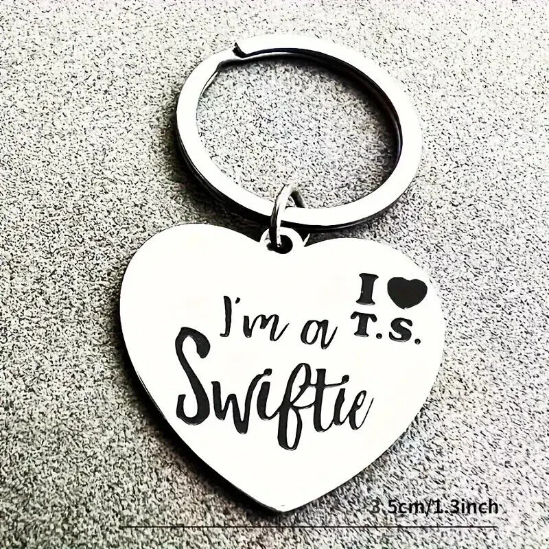 Taylor Swift Keyring I'm A Swiftie Key Chain TayloUr Merch Gifts Keyring Fans