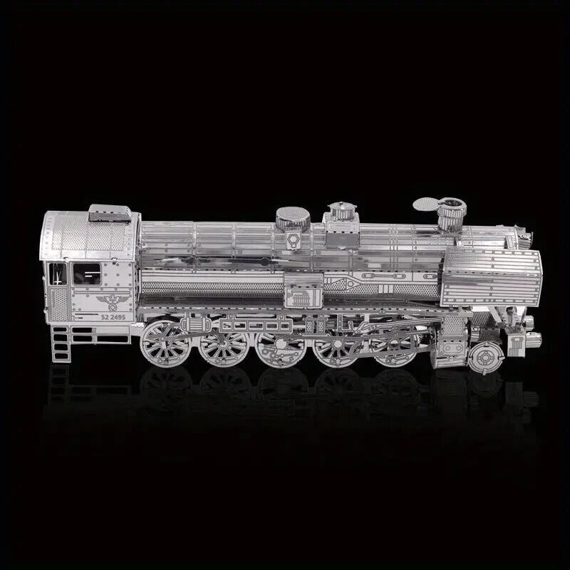 3D Metal TRAIN Model Puzzle Steam Locomotive Laser Cut Steel Model Kit DIY Toy
