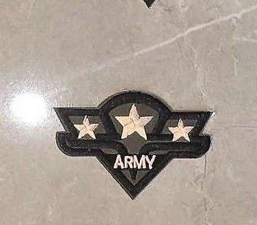 Military Army RAF Patch Badges Iron SEW TOPGUN AIRFORCE FLYING CHEVRON STAR