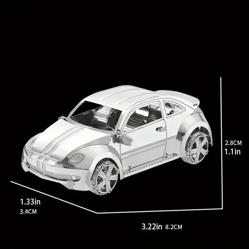 Volkswagen Beetle VW 3D Metal 3D Model Self Assembly DIY Car Kit 1:16 CAR XMAS