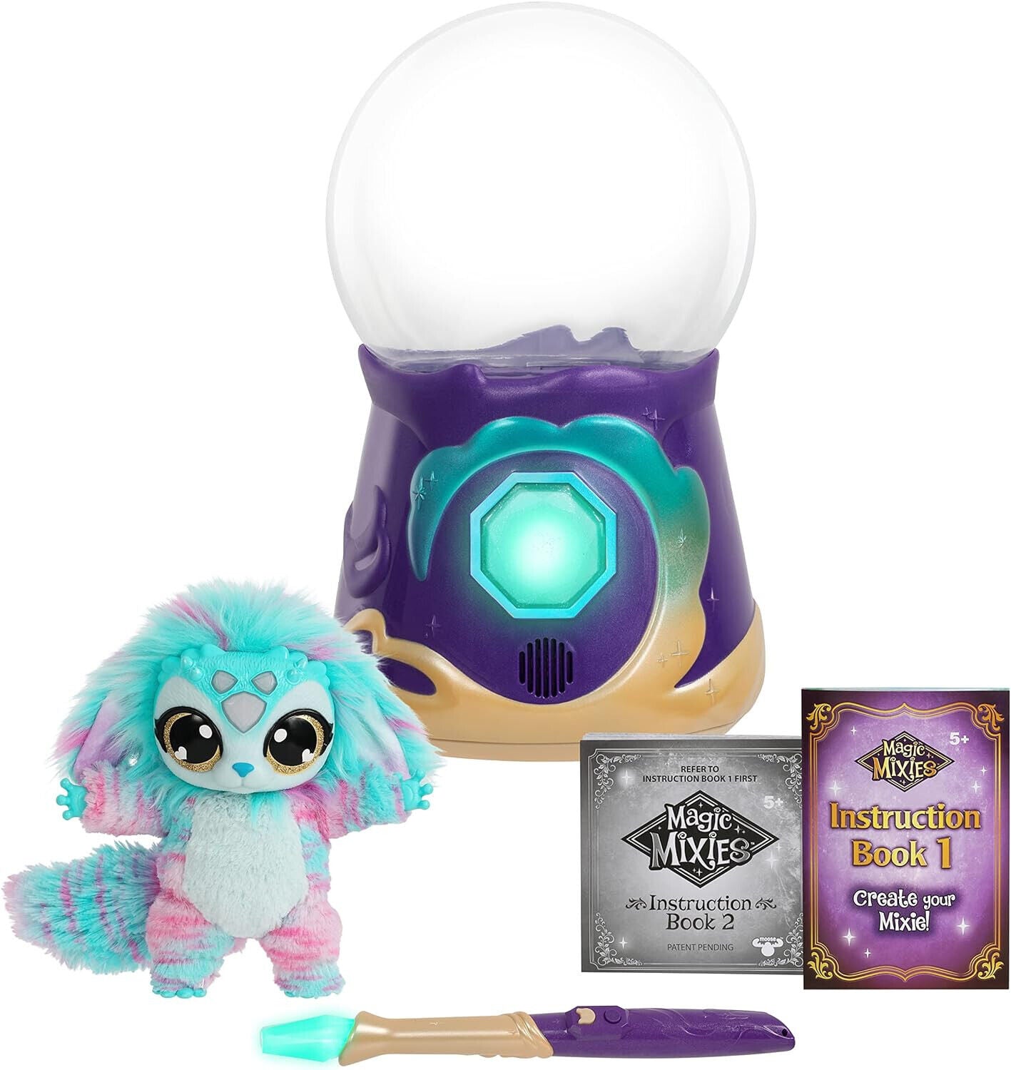 Magic Mixies Magical Crystal Ball with Interactive 8 inch Plush Toys Xmas Gifts