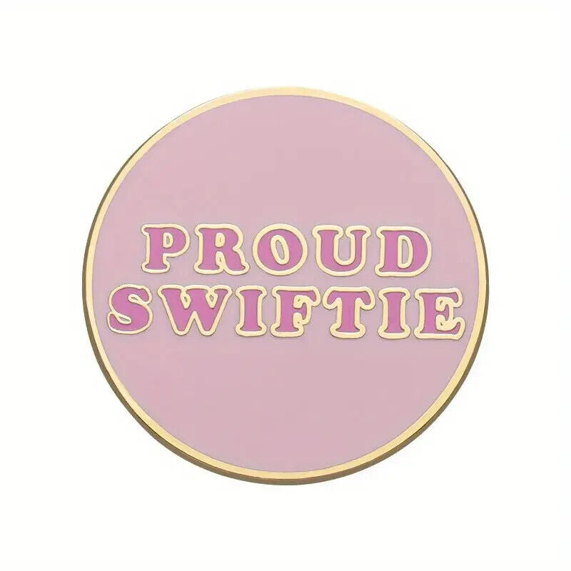 Taylor Swift Enamel Pin Badge Cute Gift Proud Swiftie Pink Music Eras Tour