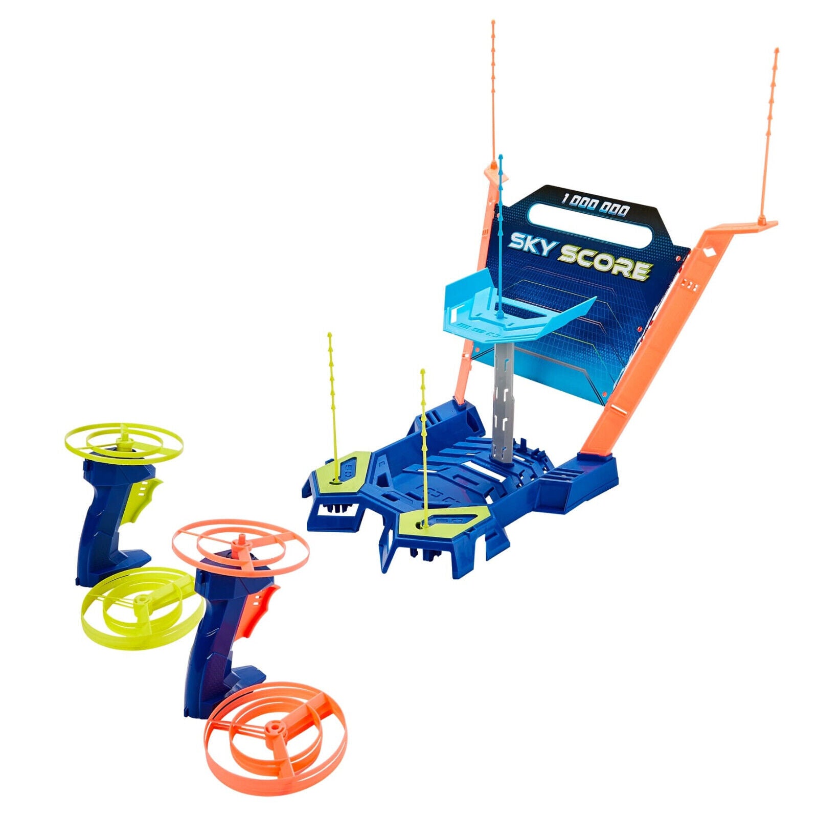 Sky Score Disc Launching Game HASBRO scoring zones FAMILY MAN CAVE GAME KIDS