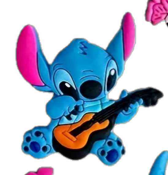 XLARGE Disney Lilo & Stitch Croc Shoe Charms Cartoon Movie lot Blue Kid Adult