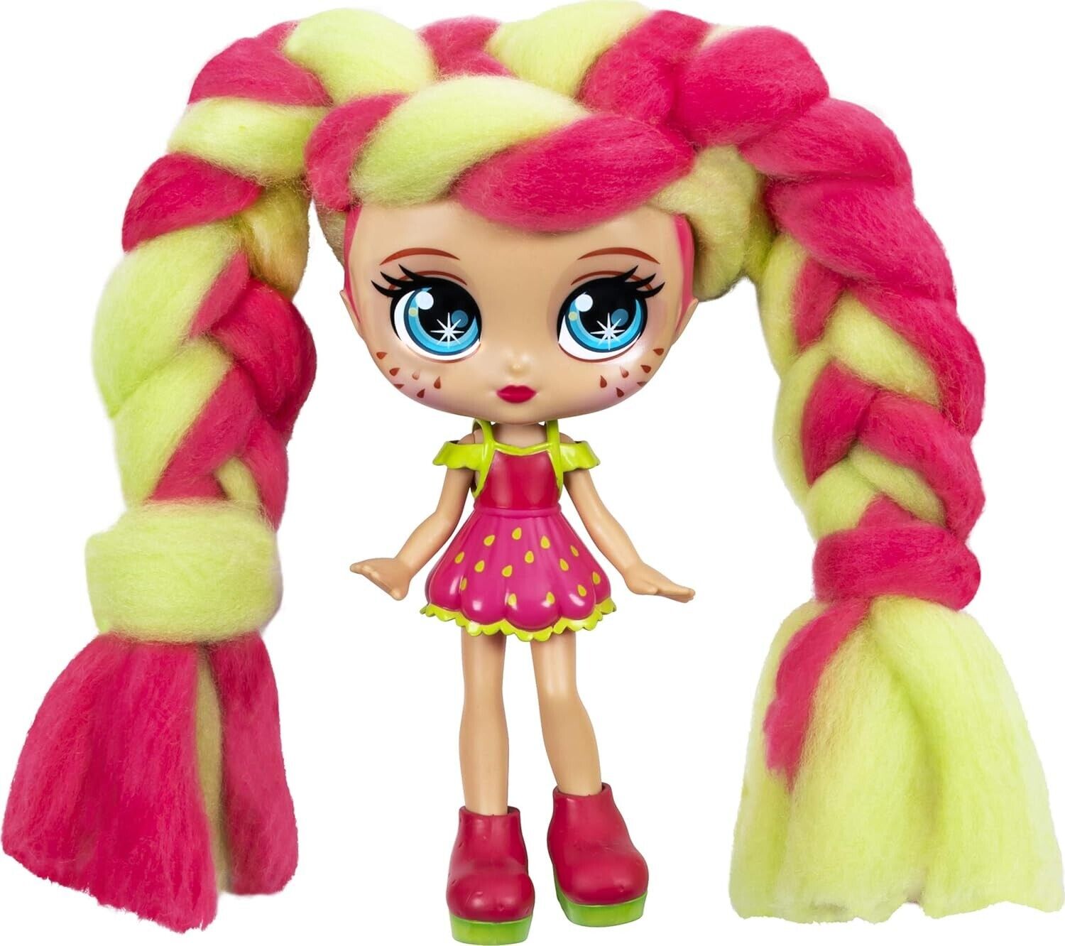 Candylocks Straw Mary 7" Deluxe Sugar Style Doll Scented Cotton Candy Hair