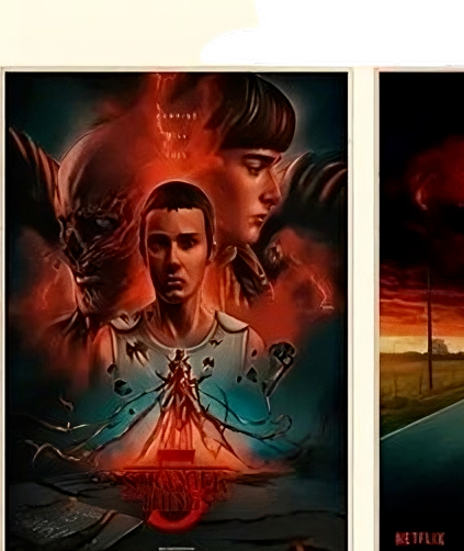 Stranger Things Series Wall Art Poster Print Netflix Original Posters Pictures 2