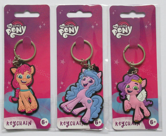 My Little Pony MLP Official Keyring Keychains petals moonbow netflix disney
