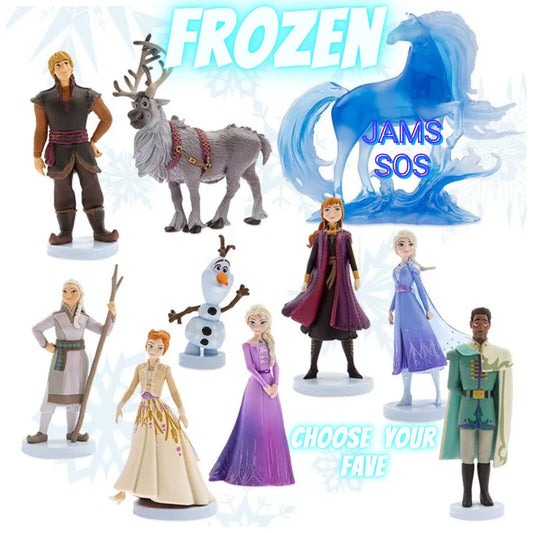 Frozen 2 Princess Cake Toppers Elsa Olaf Anna Figure Set Disney Toy Topper
