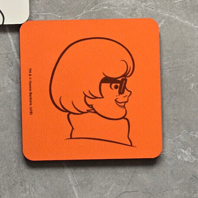 Scooby Doo VELMA SHAGGY Coaster Retro TV Drinks Mat Home Office Kitchen Gift