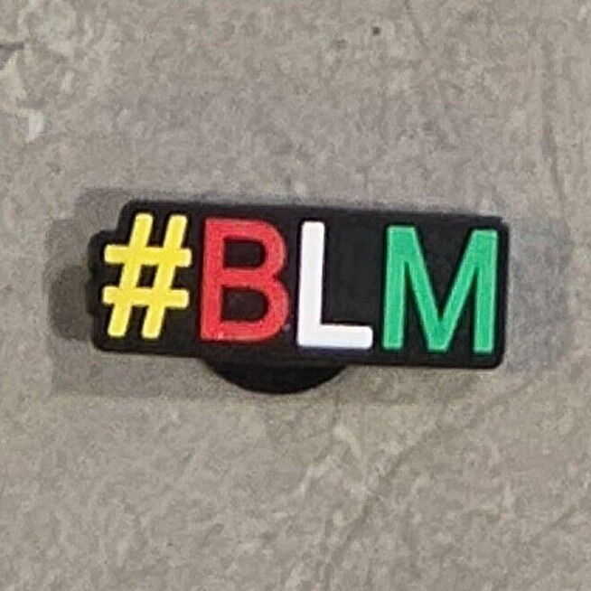 BLM Pride Black Lives Matter Jibbitz Croc Charms BLACK LIVES MATTER AFRO