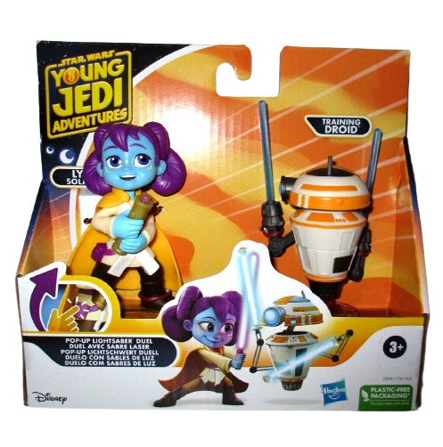 Star Wars Young Jedi Adventures LYS SOLAR & TRAINING DROID FIGURE VEHICLE