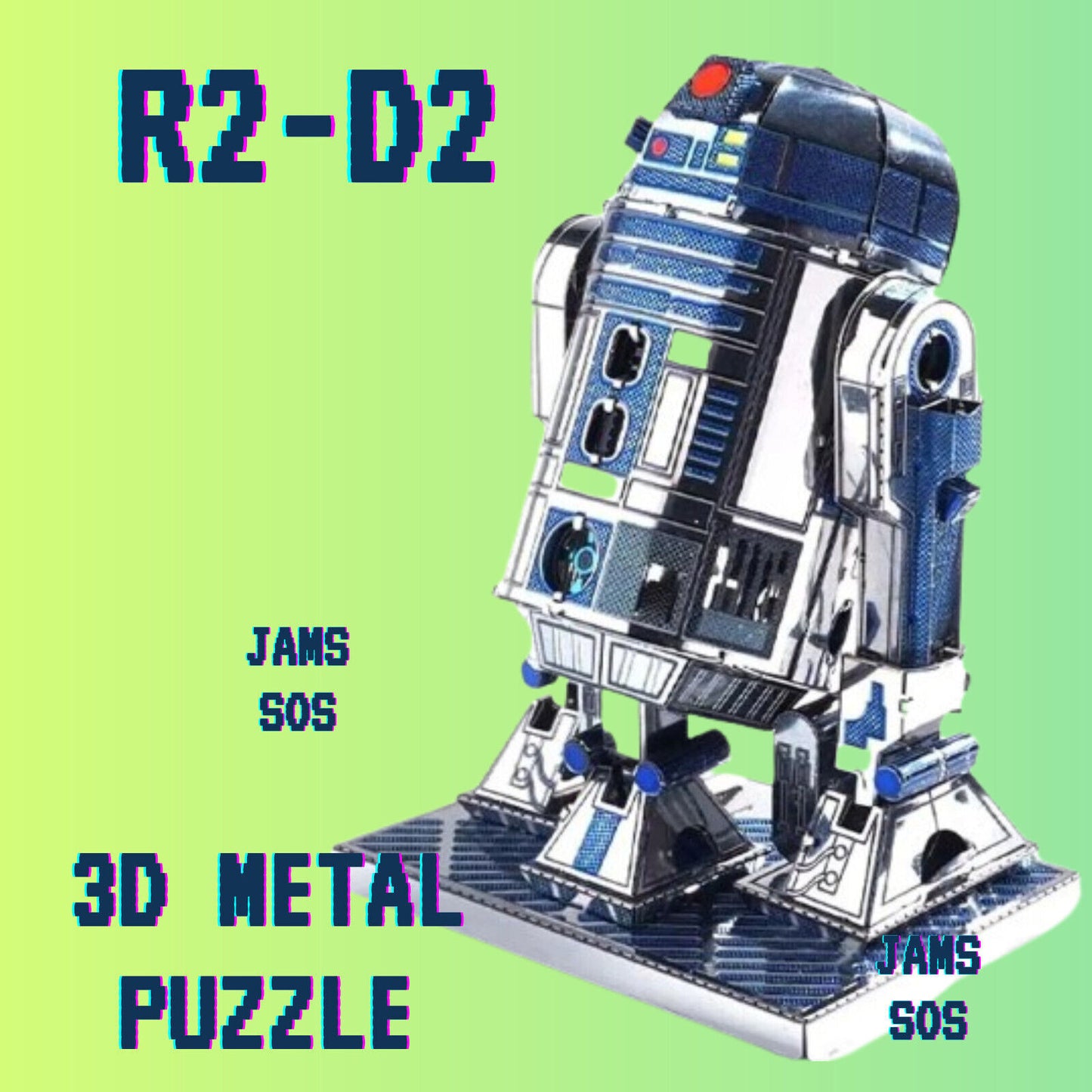 R2D2 R2-D2 3D Metal Puzzles Jigsaw DIY Model Building Kits Toy STAR WARS GIFT