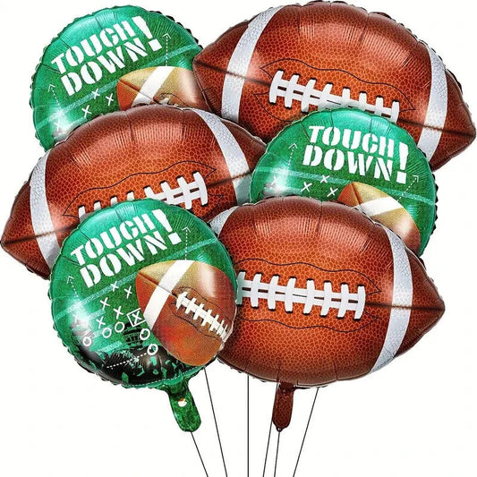 Large American Football Rugby Foil Birthday Party Balloon Decor Helium  Air