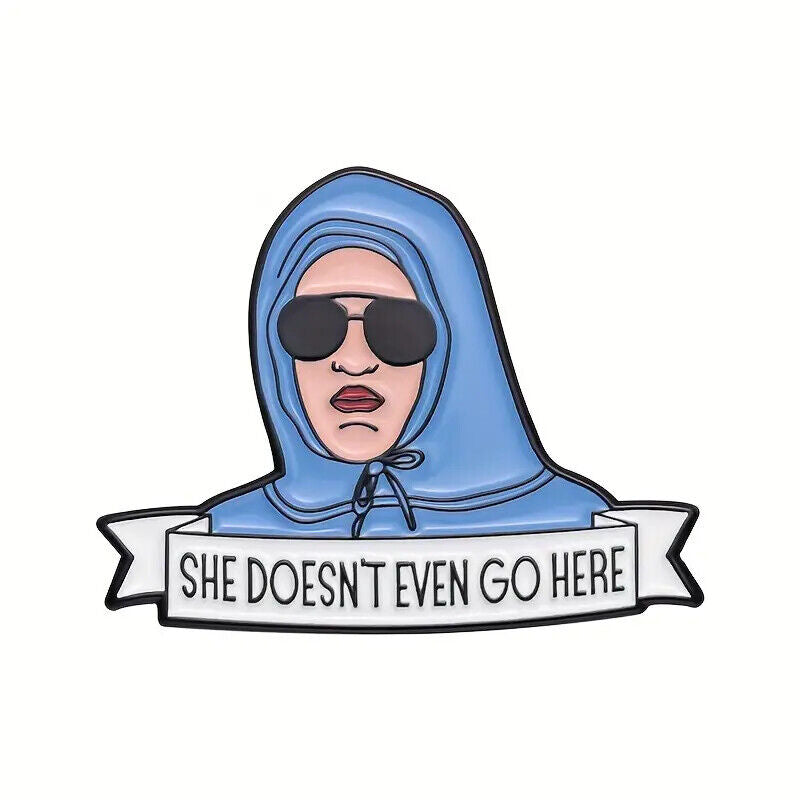 MEAN GIRLS PIN BADGE GIFT SO FETCH TEEN MOVIE BURN BOOK YOU CANT SIT WITH US