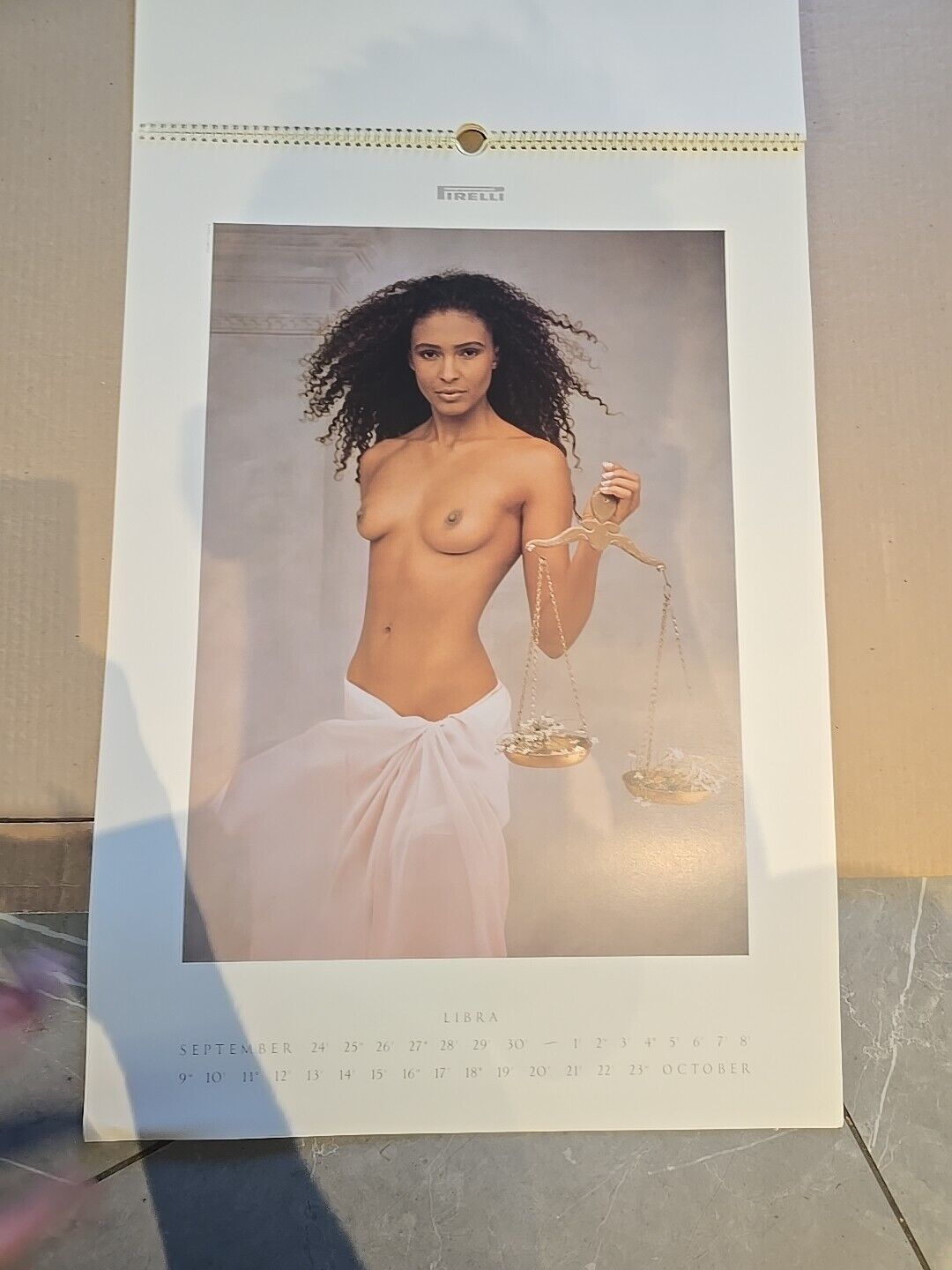 VINTAGE PIRELLI CALENDER 1989 SIGNS ZODIAC ORIGINAL BOX MINT COND LIBRA VIRGO