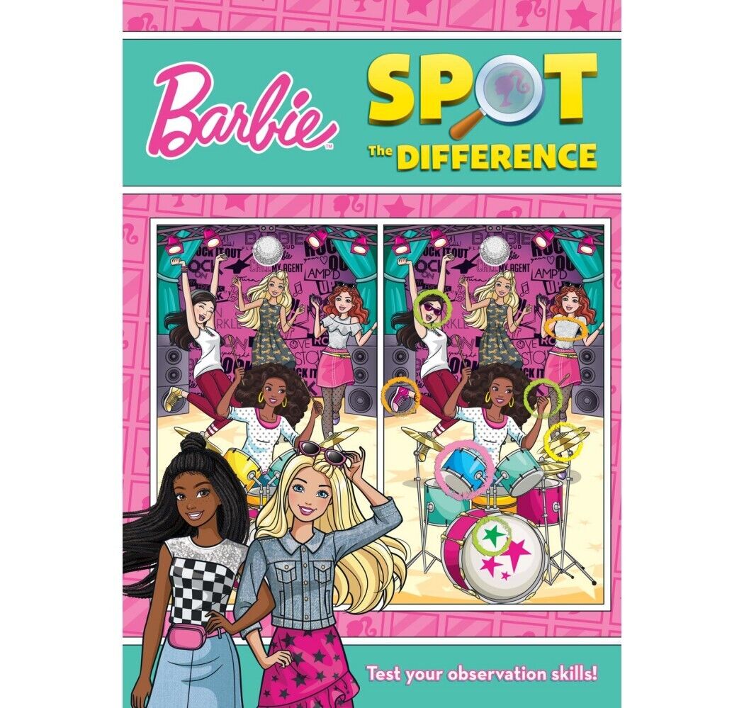 Barbie Activity Colouring and Sticker Books For Kids children mattel learning