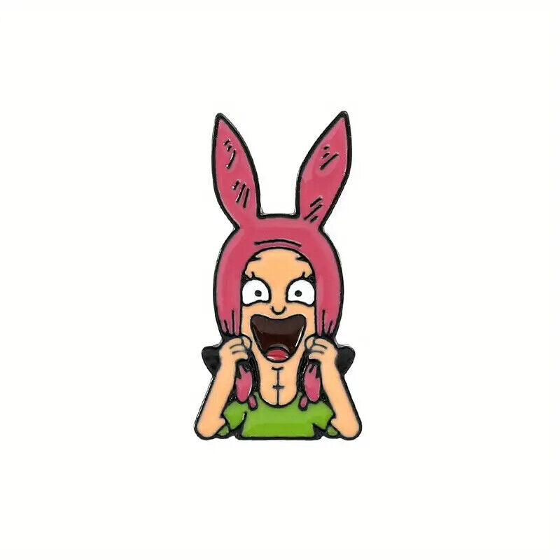 BOBS BURGERS Metal Enamel Pin Badge Adult Teen TV CARTOON