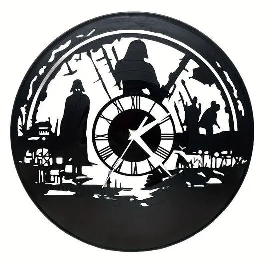 Star Wars Vinyl Clock Darth Vader Wall Art Best Yoda Gift Record Decor Death