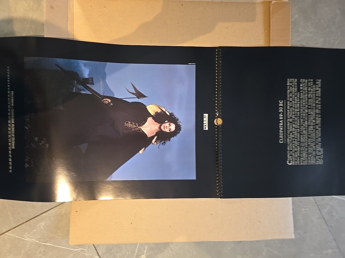 LARGE The Pirelli Calendar 1991 Original Box Casing Stunning Art Work Quality