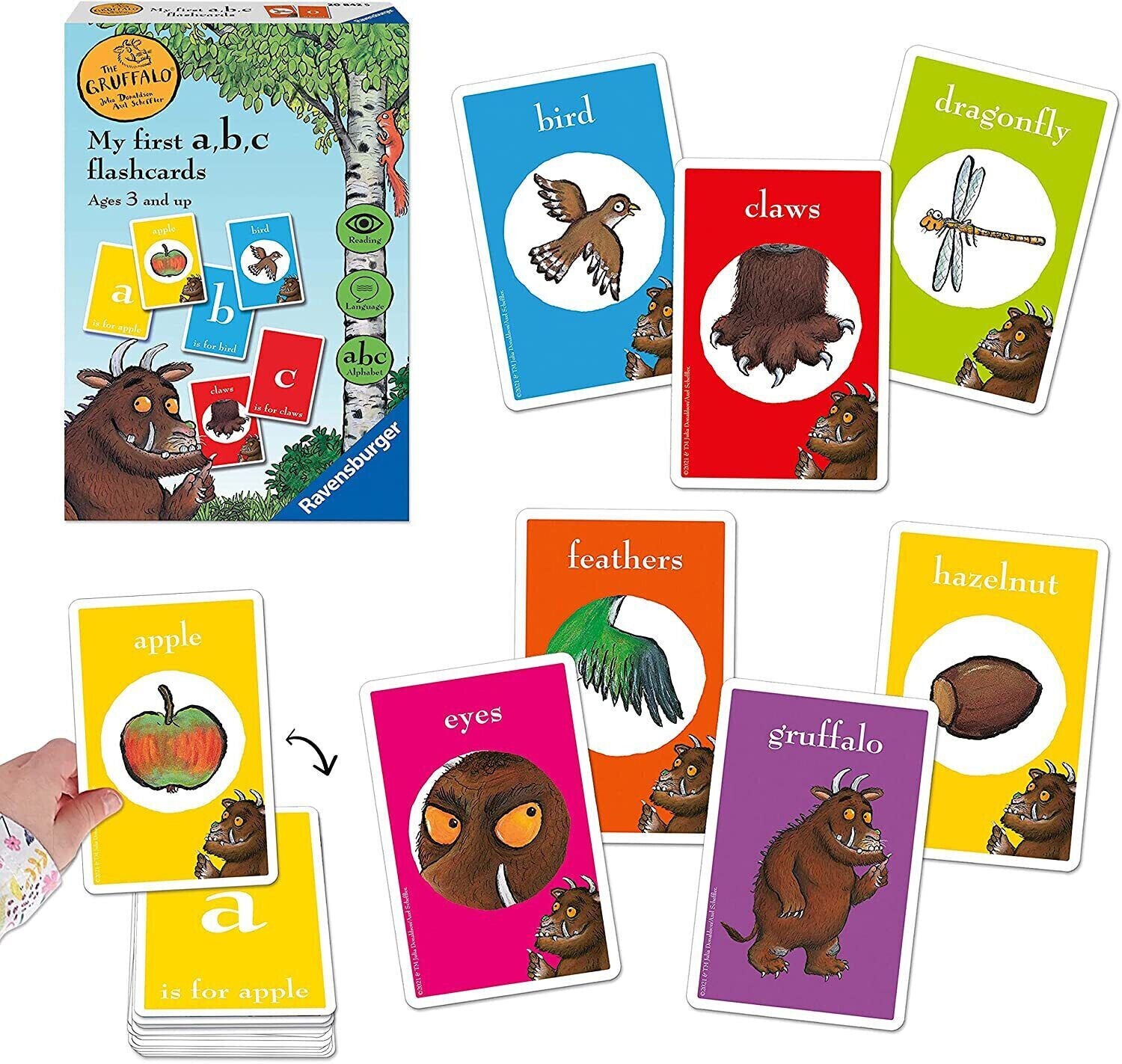 Ravensburger My First Flash Cards Gruffalo Card Game Children Age 4yrs+ 20842