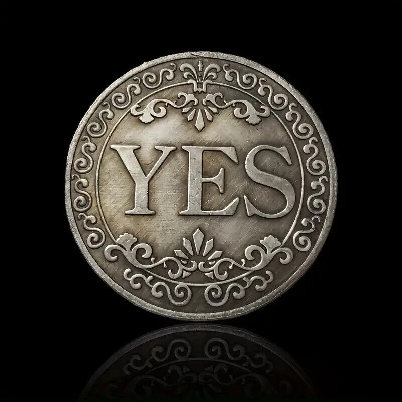 Yes or No Lucky Coin novelty gift Gothic Decision prediction xmas ANCIENT PAGEN