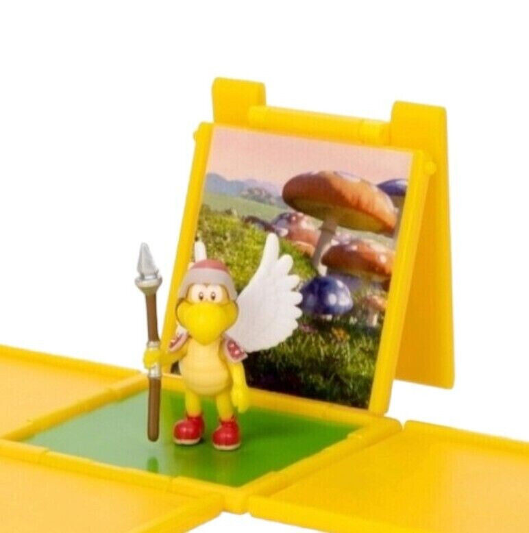 Super Mario Bros Movie 3cm Koopa Paratroopa Mini Figure & Question BROTHERS