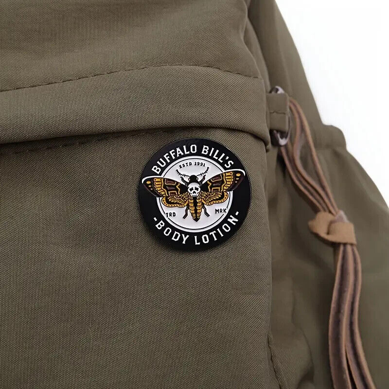 Buffalo Bills Body Lotion Silence Of The Lambs Horror Gothic Enamel Pin Badge