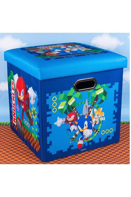 SONIC THE HEDGEHOG Fizz Creations Sound Box Storage Cube with Bluetooth Speaker
