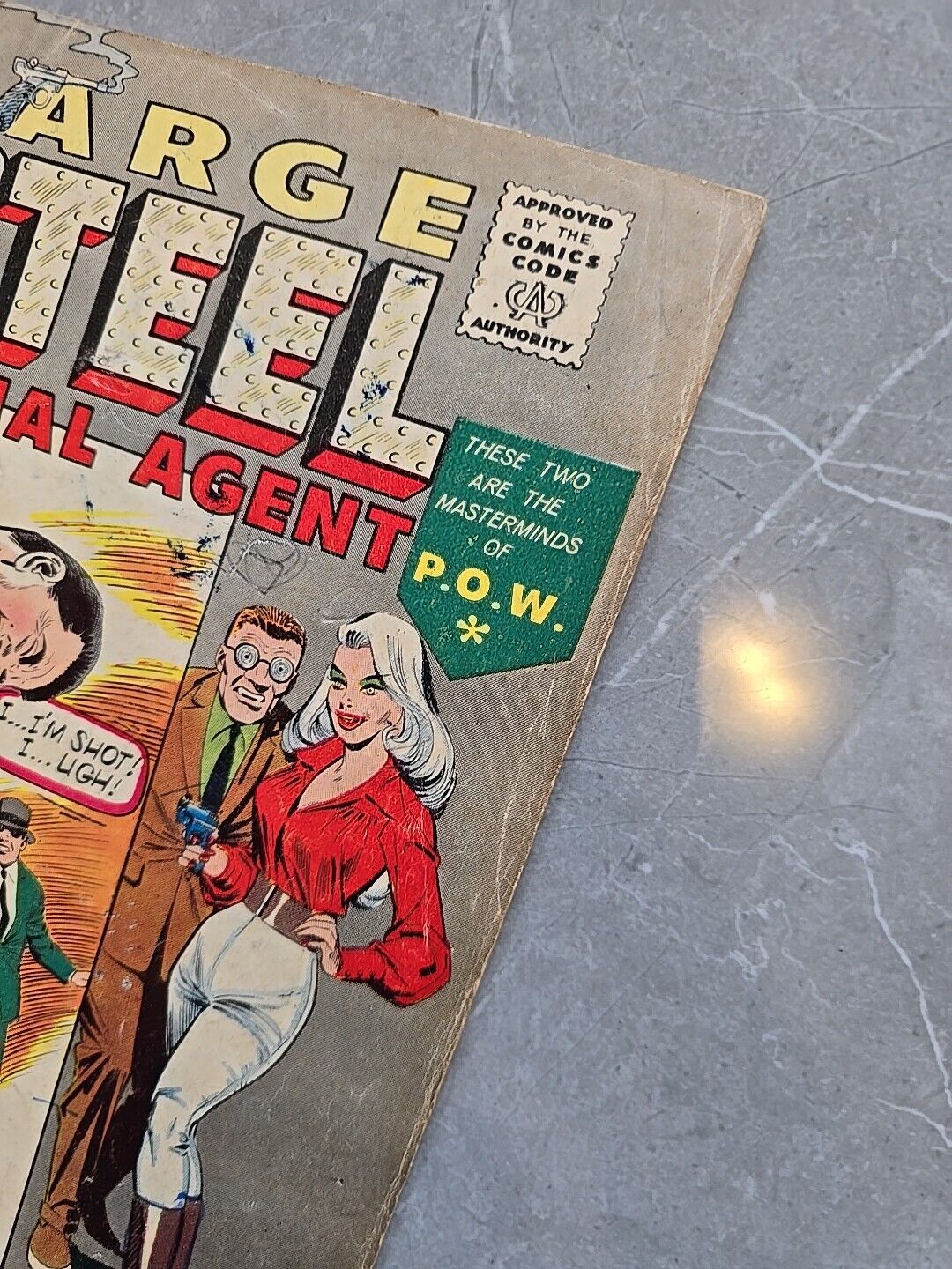 SARGE STEEL PRIVATE DETECTIVE #7 CHARLTON 1966  SEXY SPY DICK GIORDANO