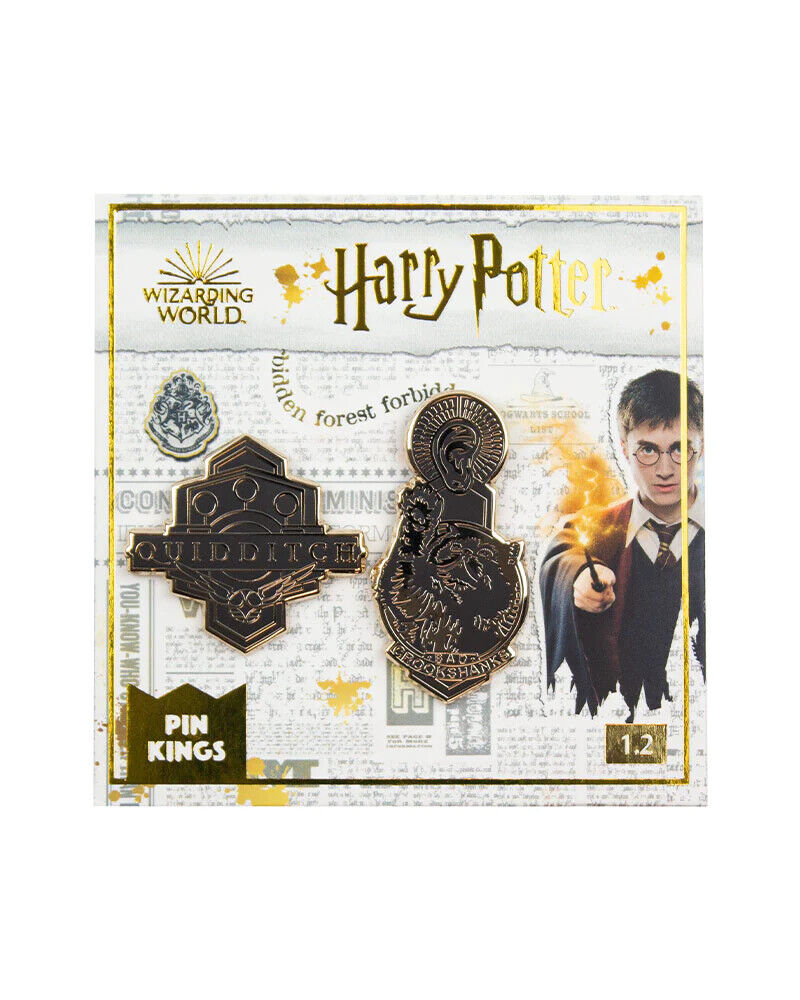Limited Edition Harry Potter House Collectible Pin Badges DOBBY FLUFFY QUIDDITCH
