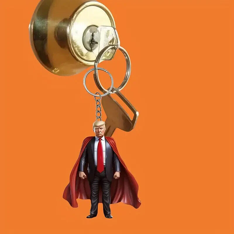 TRUMP VICTORY Pendant Decoration CAR PHONE KEYCHAIN CELEBRATE POLITICS PRESIDENT