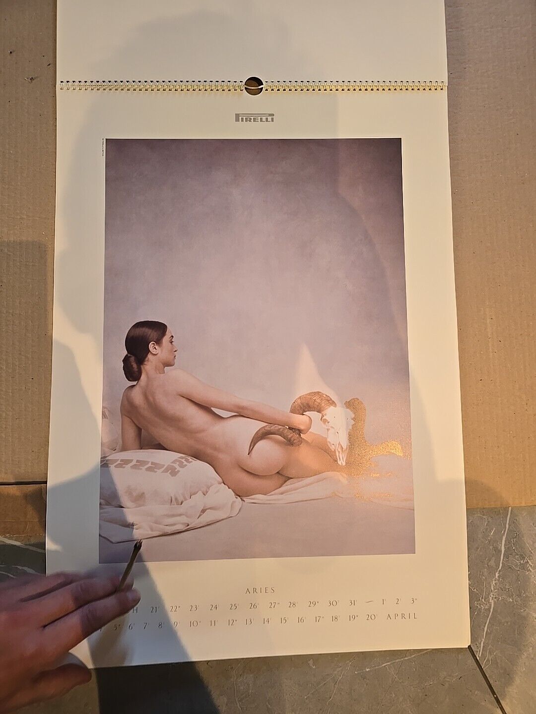 VINTAGE PIRELLI CALENDER 1989 SIGNS ZODIAC ORIGINAL BOX MINT COND LIBRA VIRGO