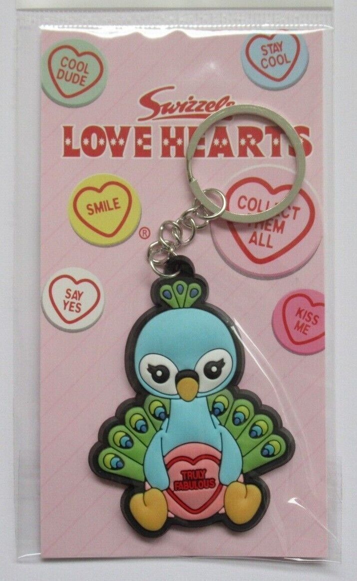 Swizzels Love Hearts - Official Keyring / Keychains (Select Design) CHOOSE YOURS