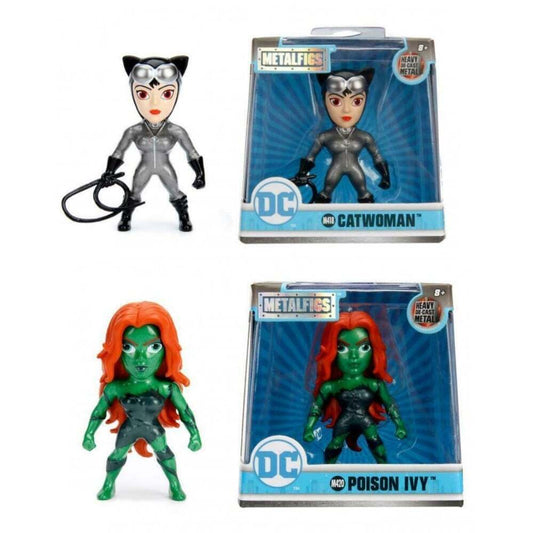 METALFIGS DC CATWOMAN POISON IVY SILVER 2.5" JADA METALS FIGURE TOY