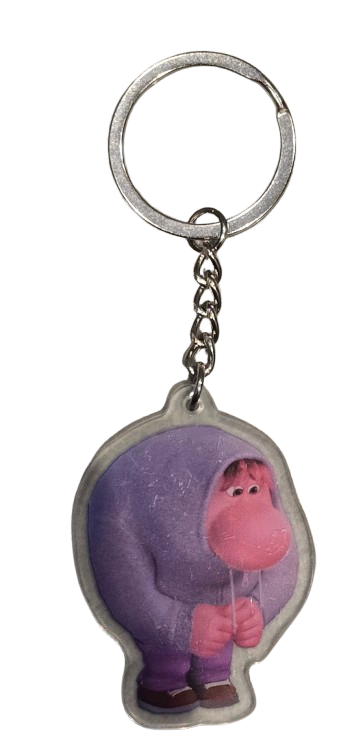 INSIDE OUT 2 Keyring BagTag Dangle Keychain ANXIETY ENVY ACRYLIC ENNUI NETFLIX