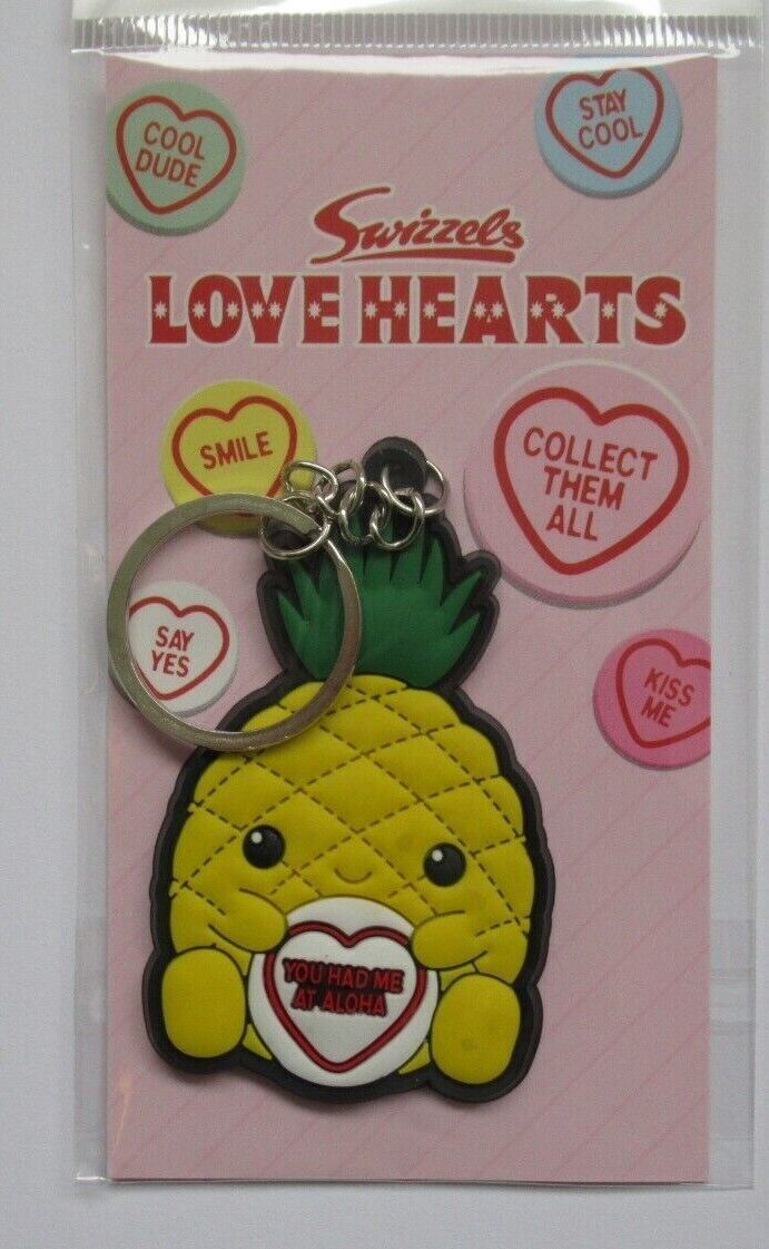 Swizzels Love Hearts - Official Keyring / Keychains (Select Design) CHOOSE YOURS
