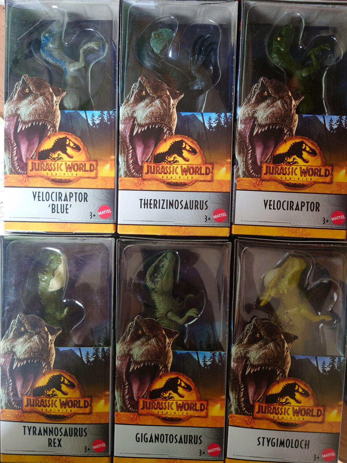 Jurassic World Dinosaur 6" Action Figure Official Mattel BLUE REX PARK MOVIE