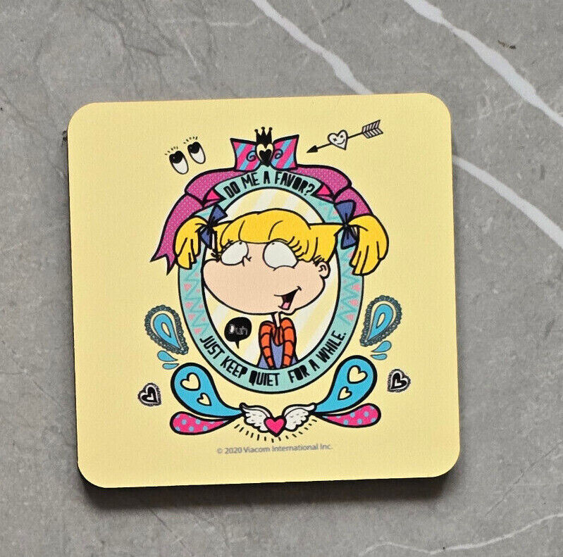 RUGRATS ANGELICA Coaster Retro TV Drinks Mat Home Kitchen TOMMY CHUCKIE PHIL NIC