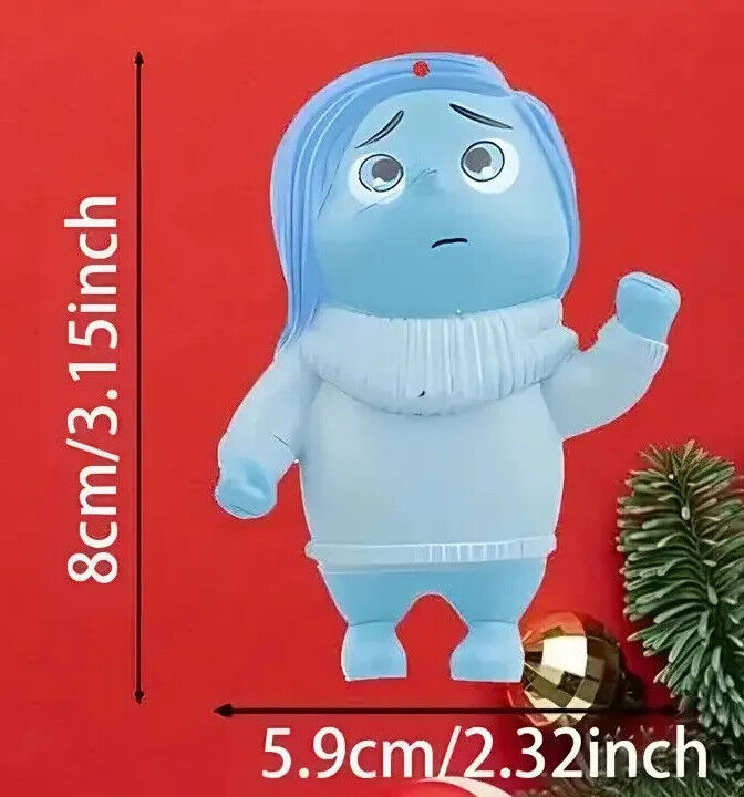 DISNEY PIXAR INSIDE OUT 2 Tree Pendant Decoration XMAS KIDS CARTOON SAD JOY