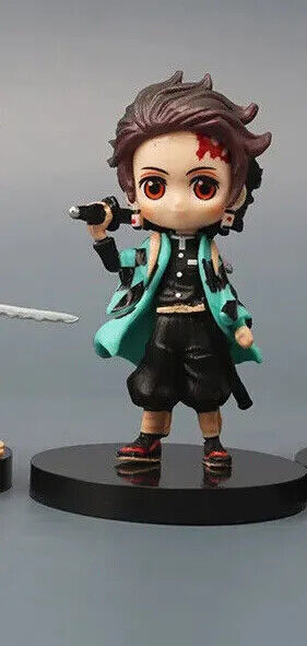 Anime Demon Slayer Kimetsu Yaiba Tanjirou Nezuko Zenitsu Figure KEYRING KEYCHAIN