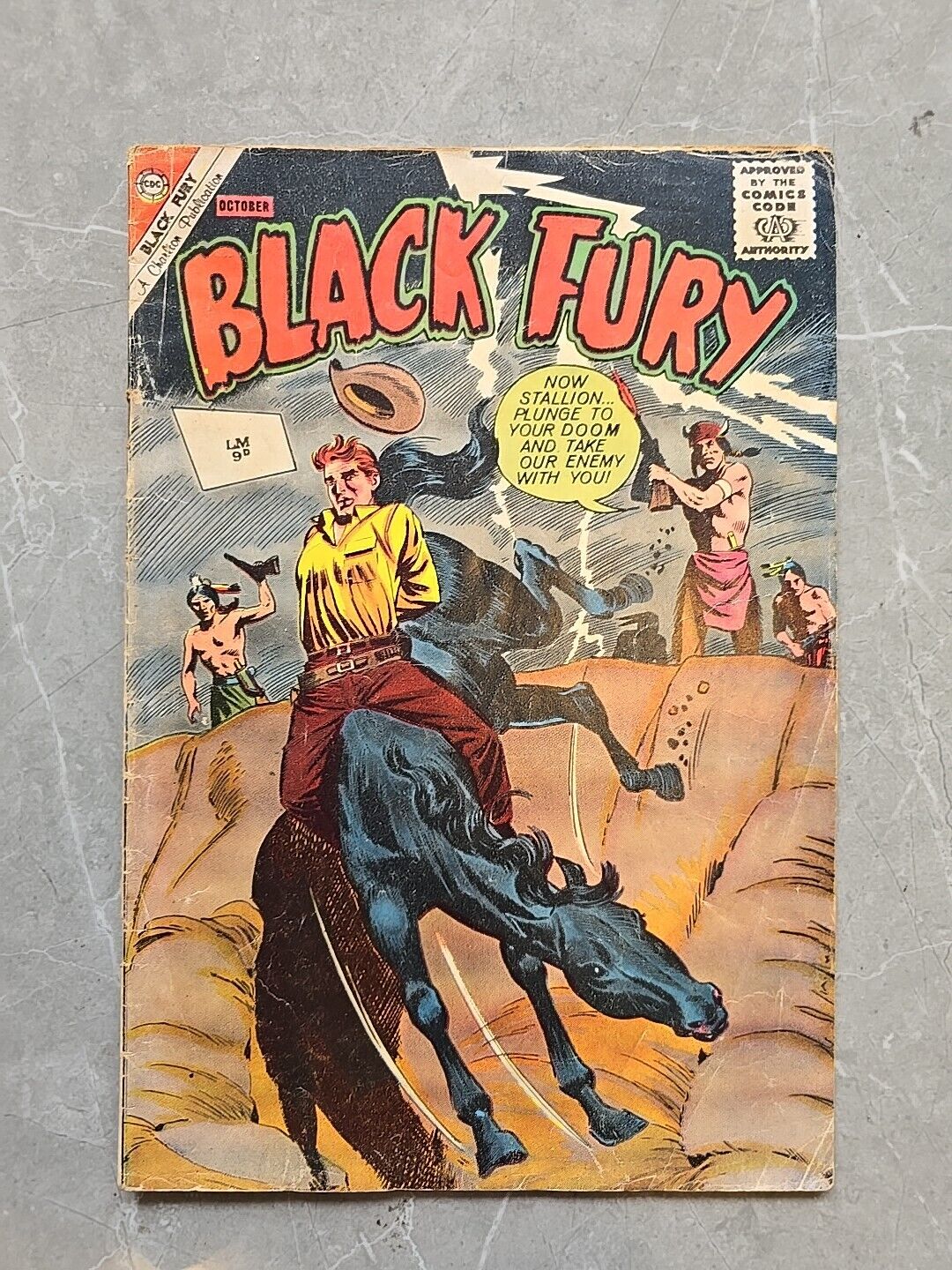 Black Fury #38 Charlton 1962 Comic Book BLACK HORSE STALLION YELLOW VICTORY
