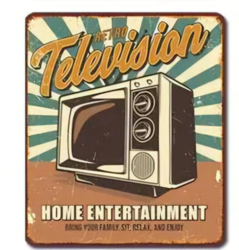 Retro Vintage New Fridge MAGNET TV COFFEE GARAGE CAR RIDE ADVERT
