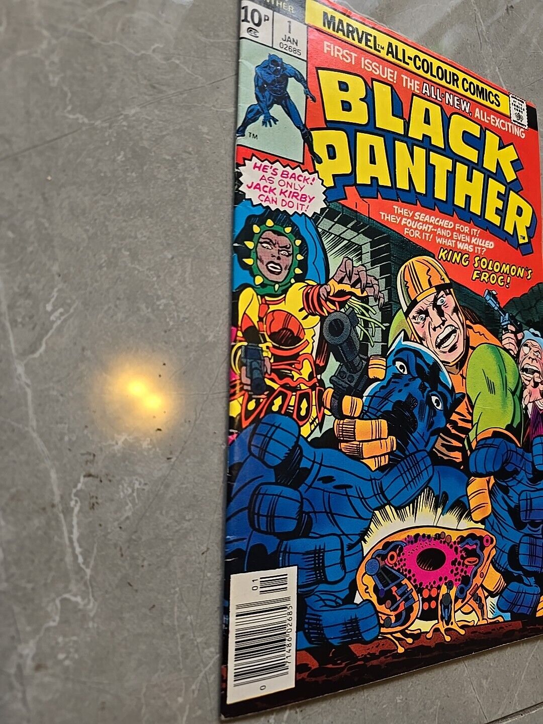 BLACK PANTHER #1 VF 1st Title Jack Kirby Marvel Comics 1976 KING SOLOMON FROG