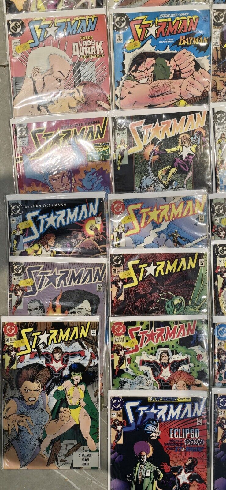 40 X STARMAN ISSUES COMIC COMICS #1-44 1988 IN COVERS MINT CONDITION HOOVER DC