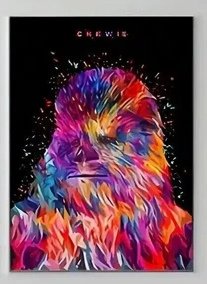 Star wars Canvas Wall Art Movie Poster Print Picture Retro CHEWBACCA DISNEY