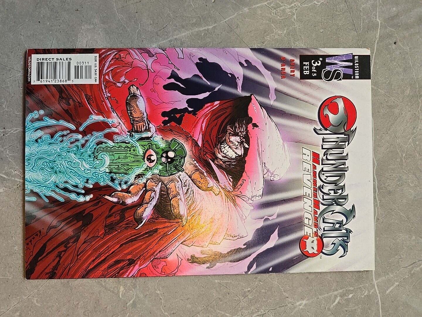 ThunderCats HammerHands Revenge 1-5 Complete Series Set 2003 Wildstorm Comic Lot