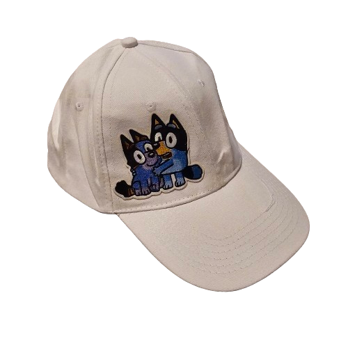 Kids Unisex Bluey Cap White Blue Hat Bingo Baseball Cbeebies Coco Socks Holiday
