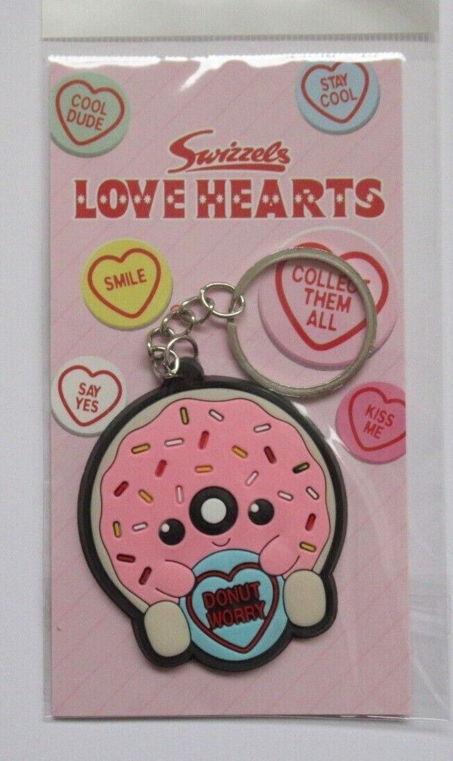 Swizzels Love Hearts - Official Keyring / Keychains (Select Design) CHOOSE YOURS
