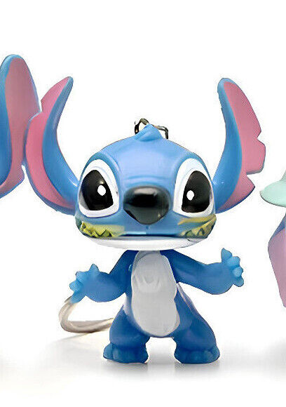 Lilo & Stitch 3D FIGURE Keyring Disney Stitch Keychain ANGEL Family Key ring