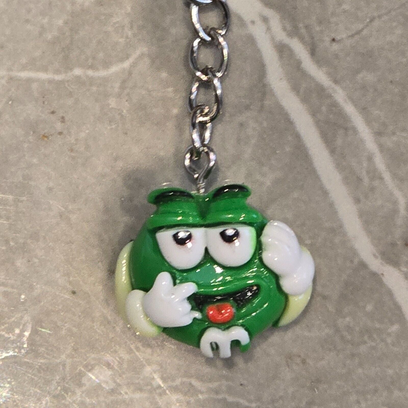 Novelty 3D Keyring Gift M&M Kids & Adult Birthday Charm MMs Chocolate key chain